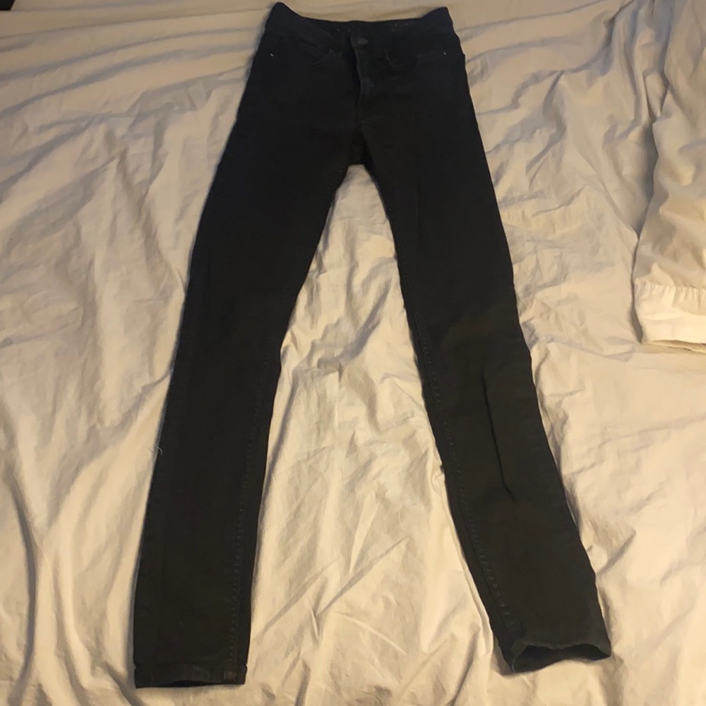 Black all saints skinny Jean
